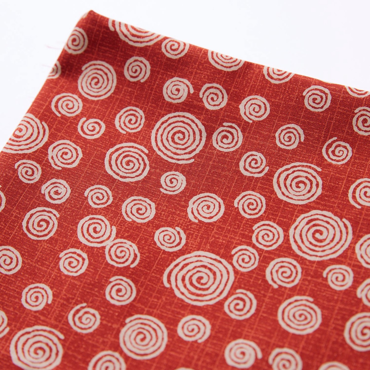 Uzumaki Spiral Cotton Broadcloth – Red KW-3656-5