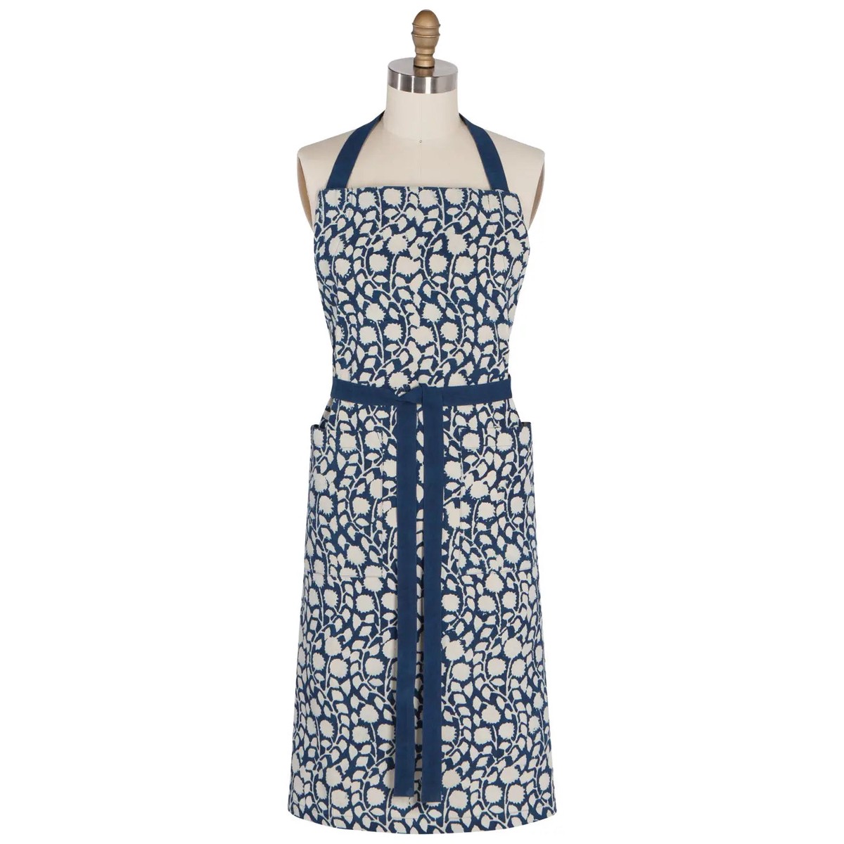 Apron Vinebloom Block Print