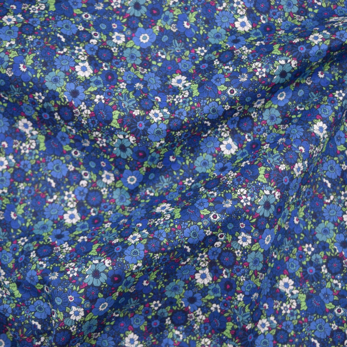 Flownny Mini Flowers Cotton Lawn – Navy NFA-1030-31