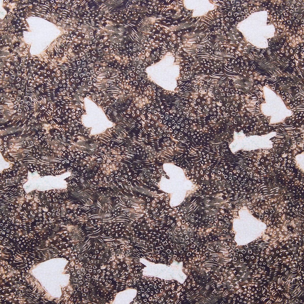 Mizacosha noir et blanc Cotton Sheeting EGX-9500-2