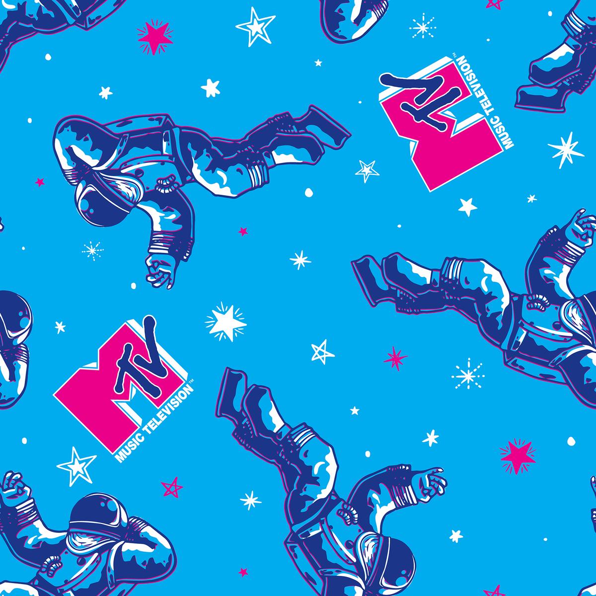Paramount MTV Moonwalking Fabric