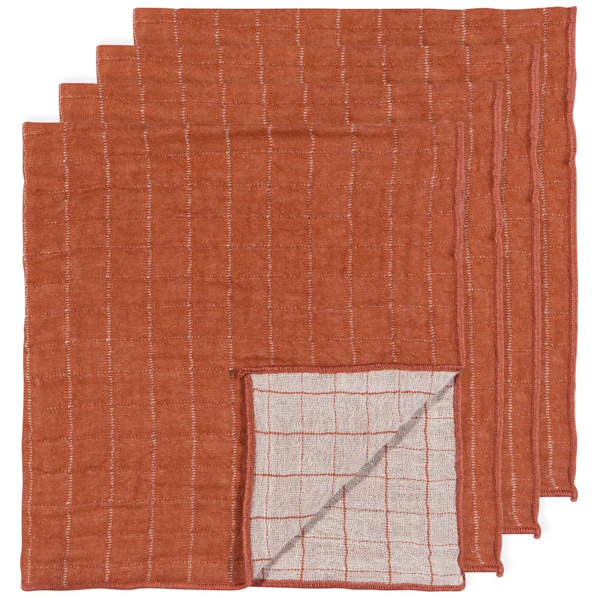 S/4 Double Weave Napkin Cinnamon Stick