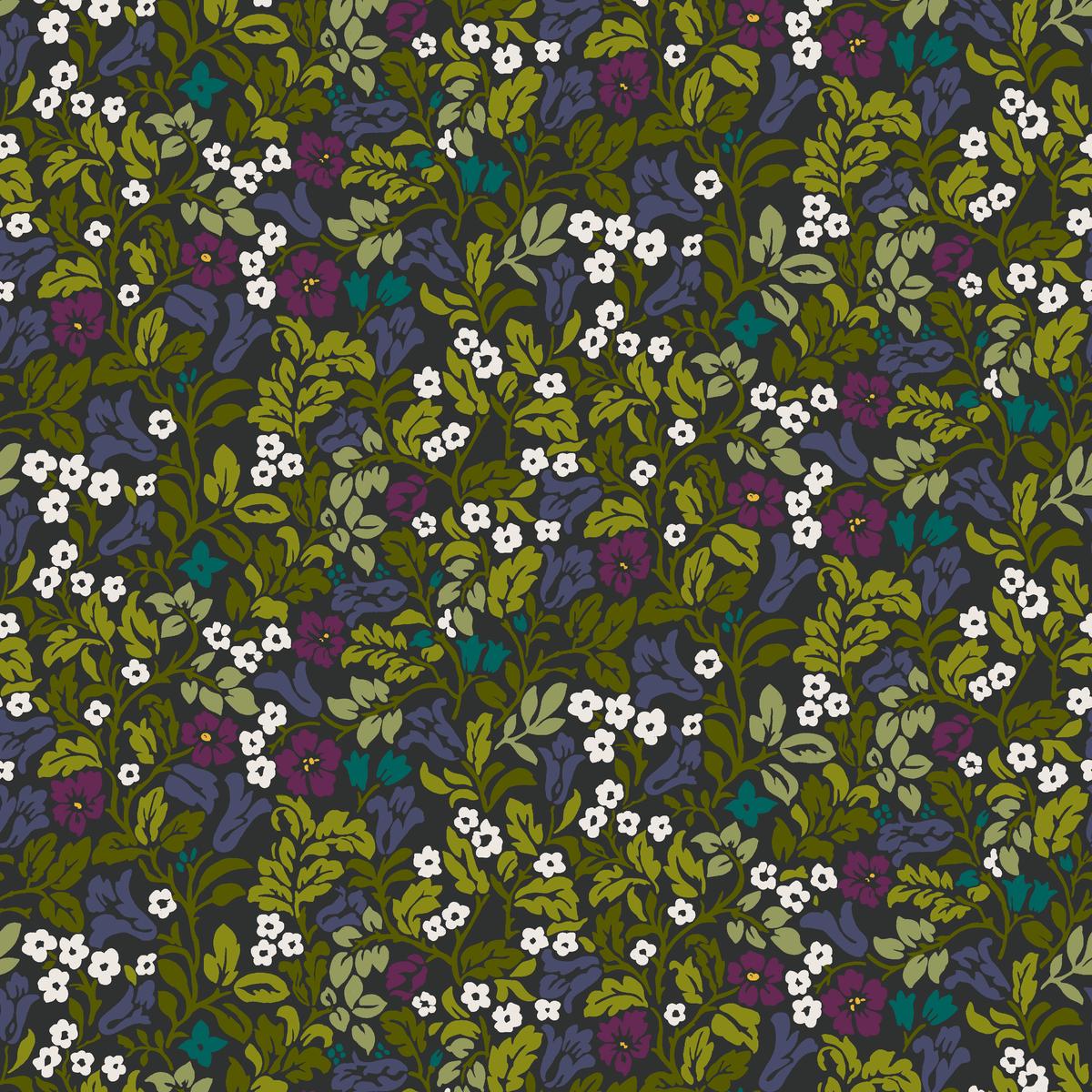 Vintage Floral Botanical Garden Fabric