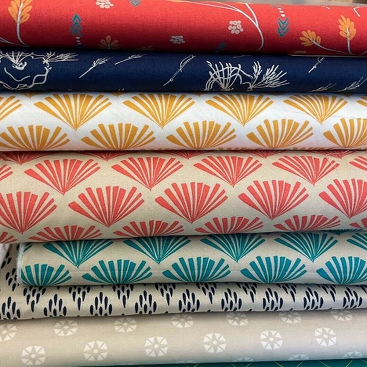 BTY Novelty Rooster Toss Fabric Yellow Cotton Print