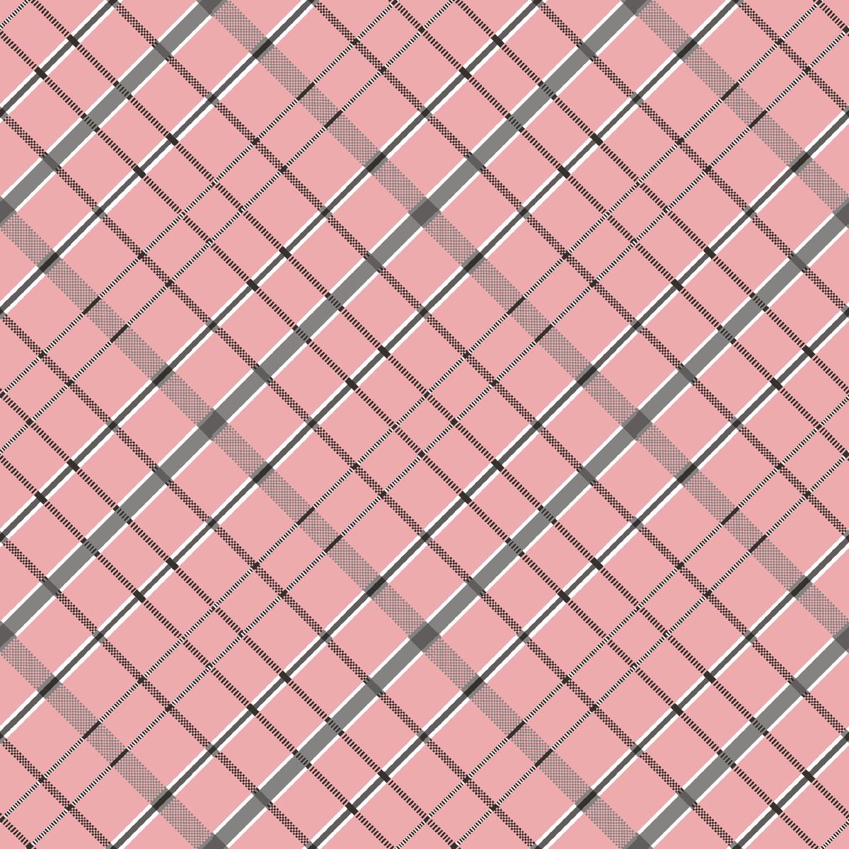 Grunge & Gingham – Pink Plaid Fabric