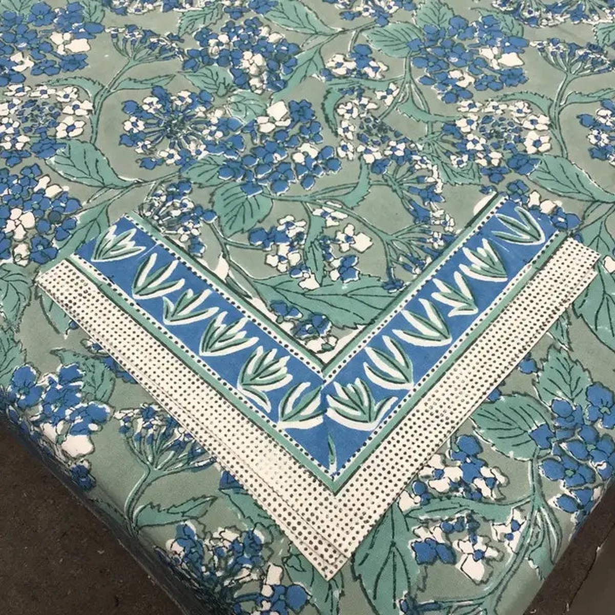 60x90 Wild Sage Green Tablecloth