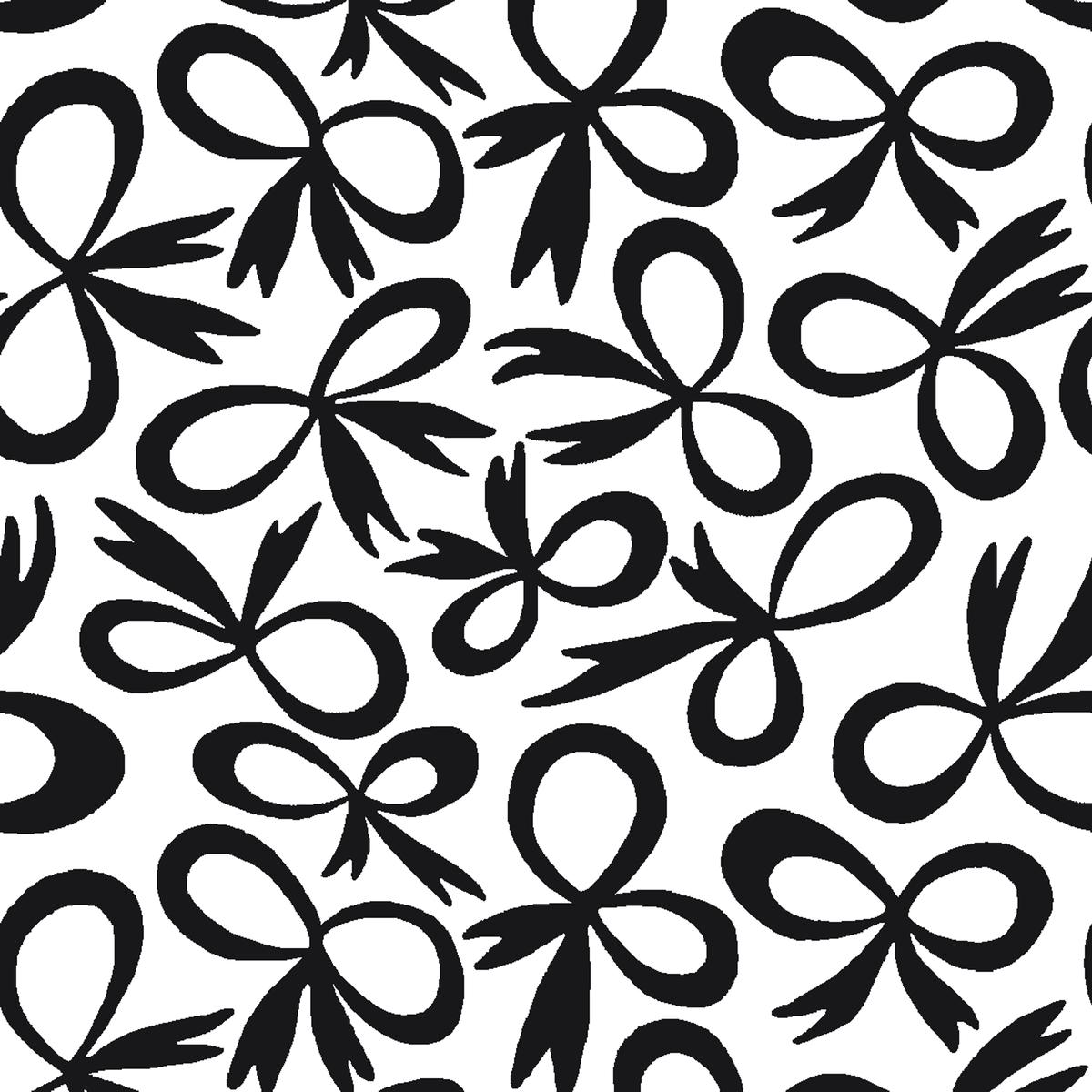 Emmy Bow in Ink Fabric