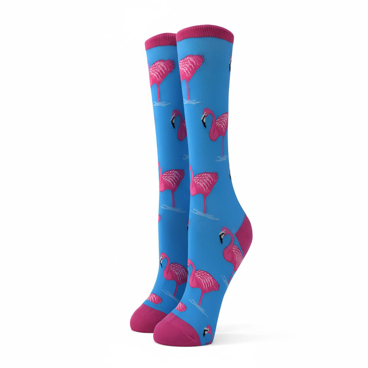 Chaussettes Flamants Roses dans leau