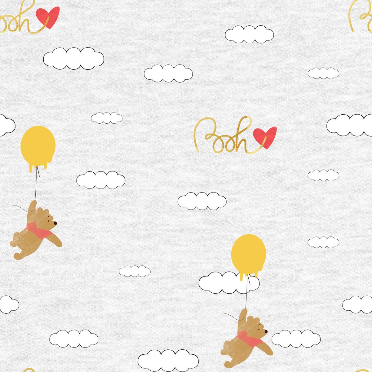 Disney Winnie the Pooh Cloud and Balloons Fabric