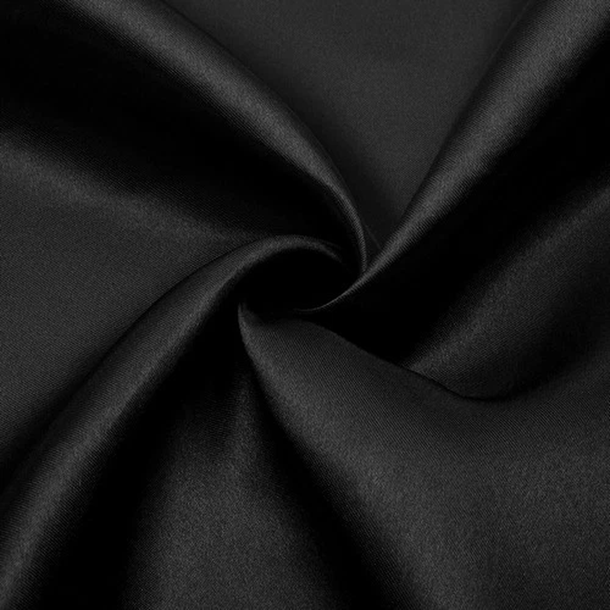 Black Satin Fabric by the Yard, 5 Yard x 59 Inch for Sewing DIY Crafts