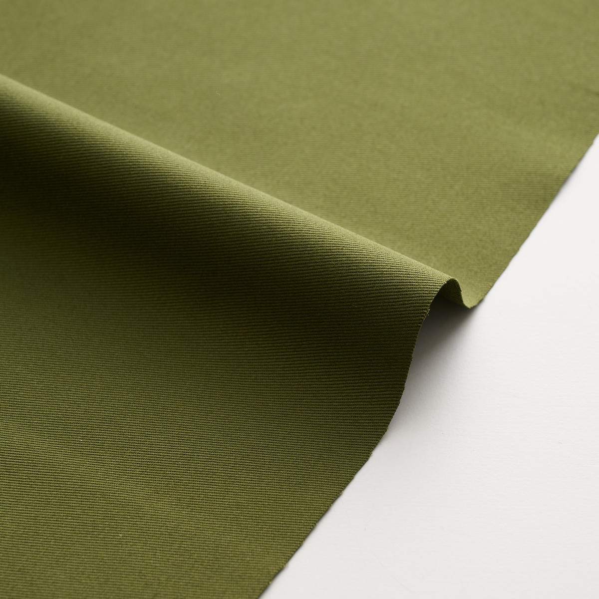 Cotton Midweight Twill – Sap Green
