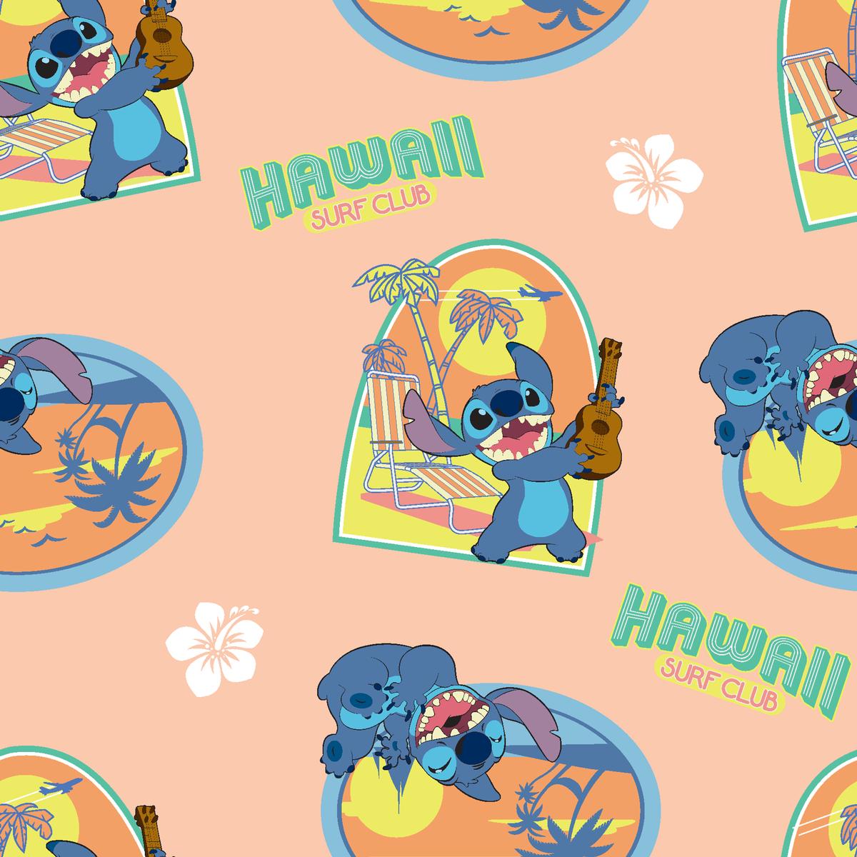 Disney Stitch Surf & Strum Fabric