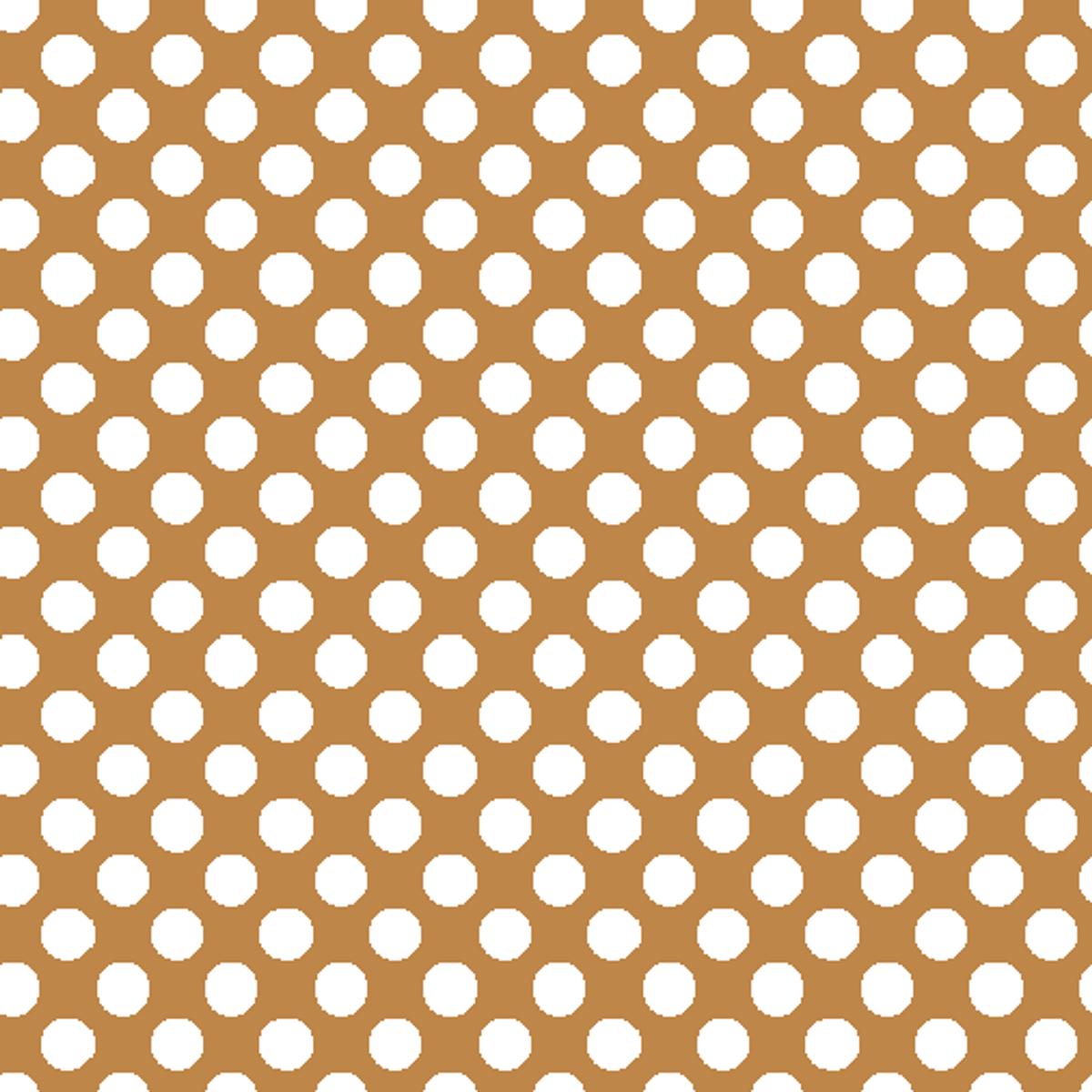 Mini Dots on Brown Fabric