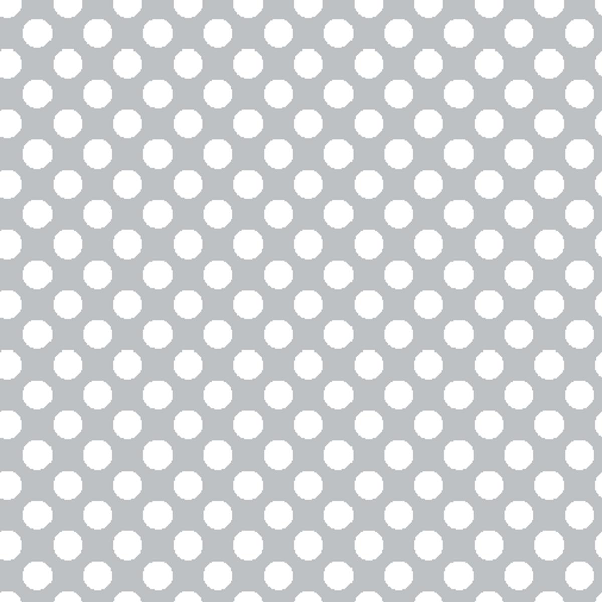 Mini Dots on Gray Fabric