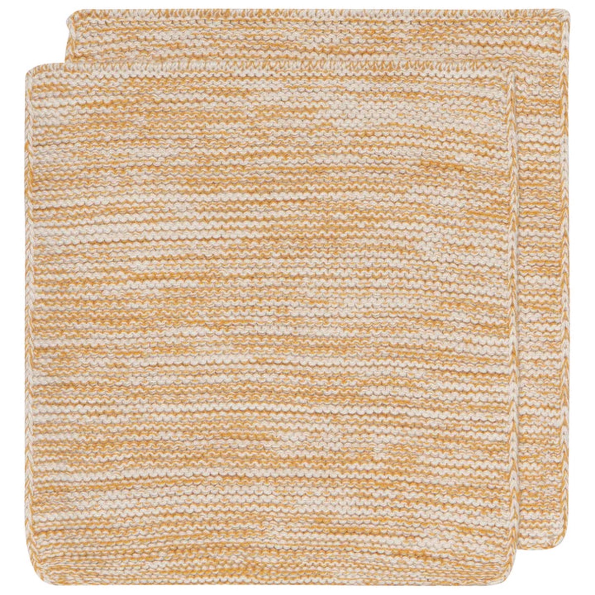Ochre S/2 Knit Dish Cloth
