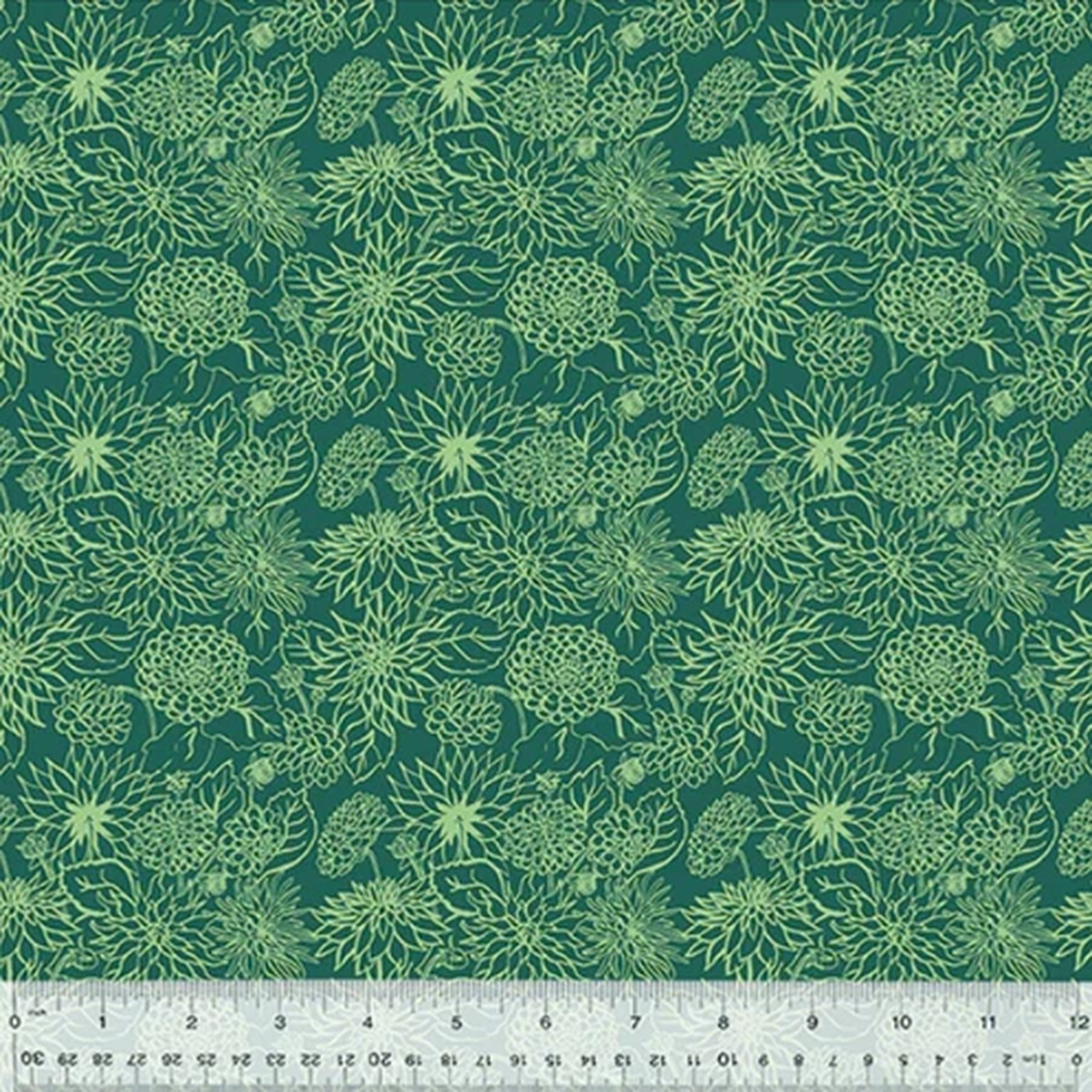 Windham Fabrics In the Garden Cotton Quilting by the Yard + 44 53631-5 Green