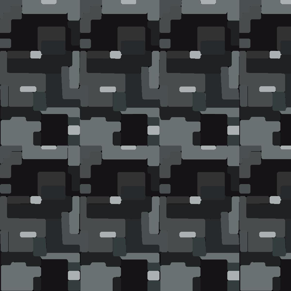 Basalt on Black Fabric