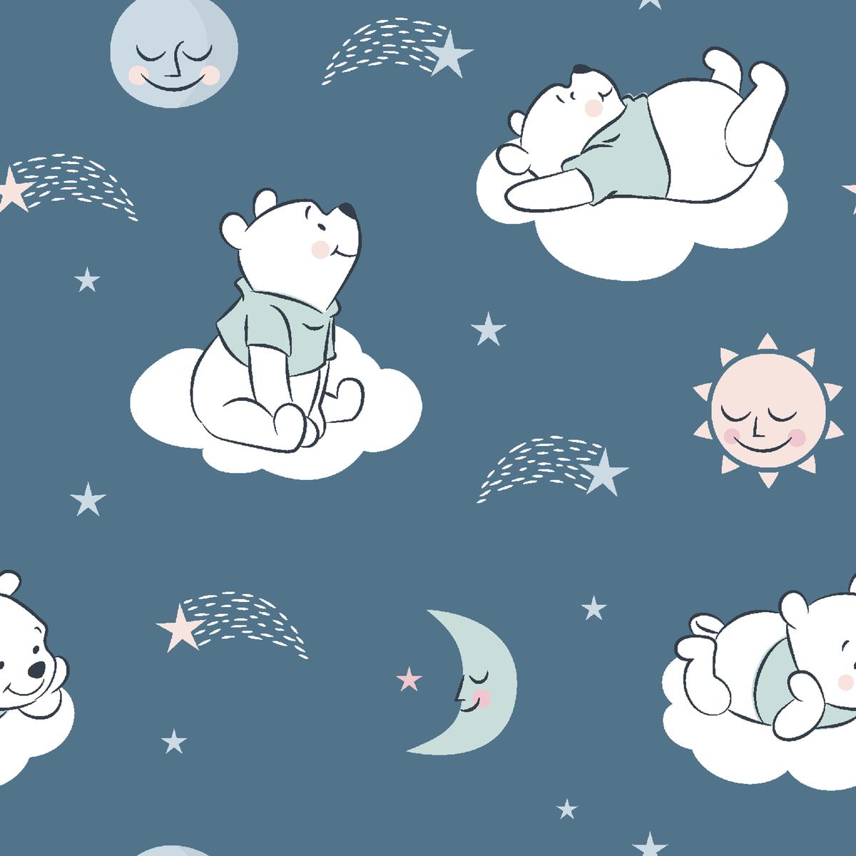 Disney Winnie the Pooh Dreams on Night Sky