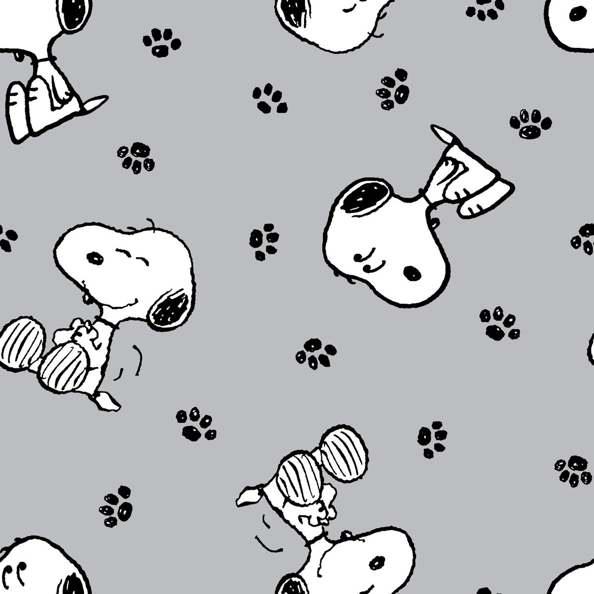 Peanuts Snoopy Tiny Tracks Fabric