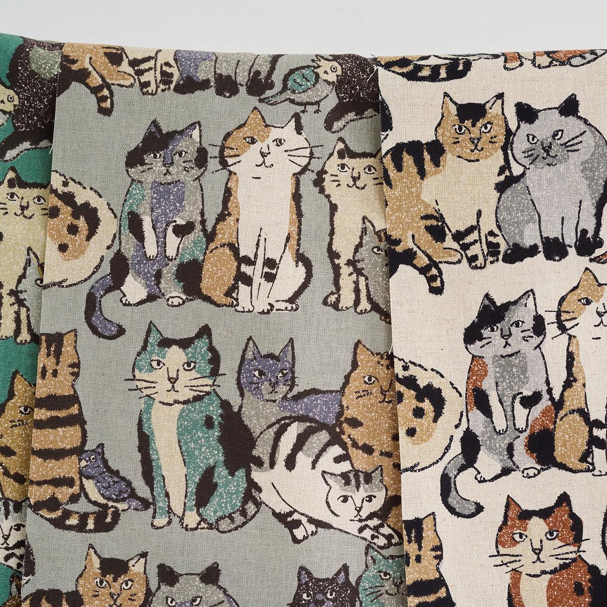 Art Cat Cotton Linen Lightweight Canvas YGA-86020-1