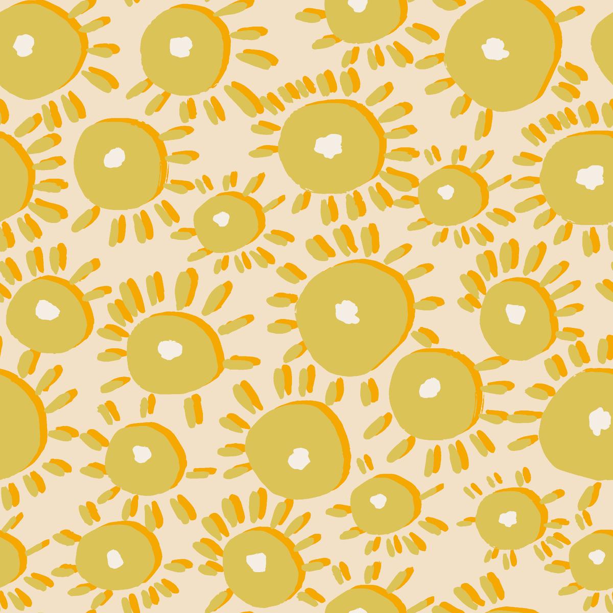 Breathe Live Explore Mindscapes Yellow Fabric