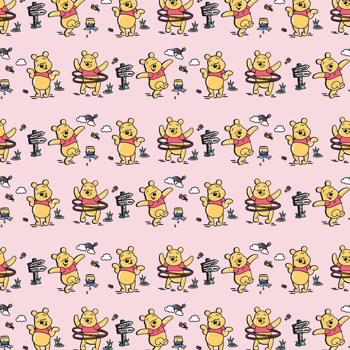 Disney Winnie the Pooh Little World Toss Fabric