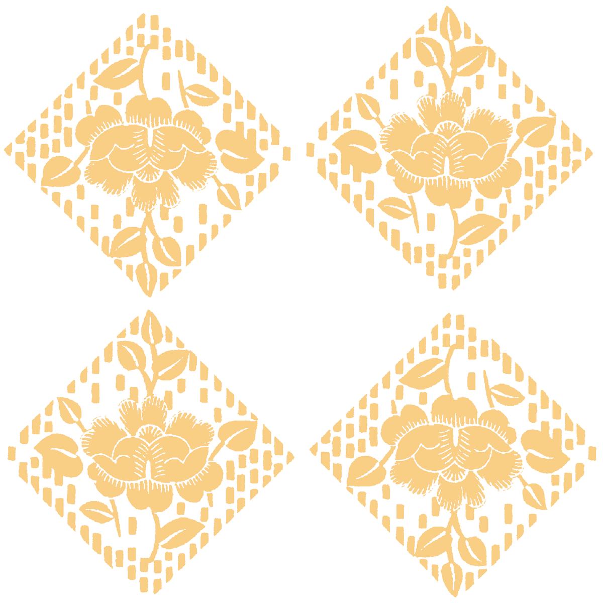 Lyon on Citron Fabric