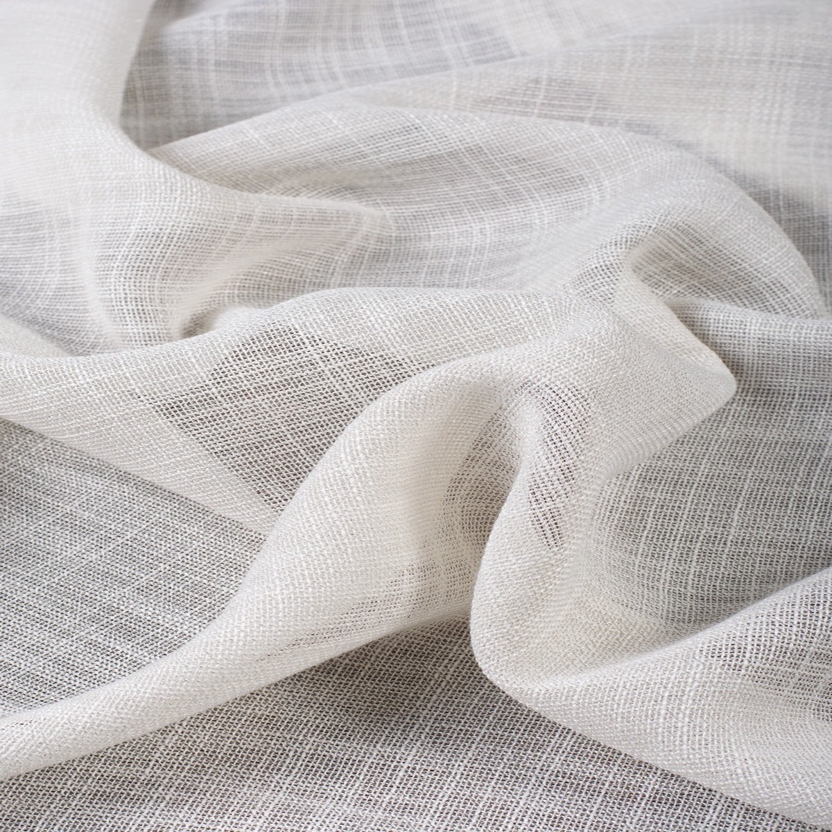 'Haystack' Fabric by the Metre (Alabaster White)