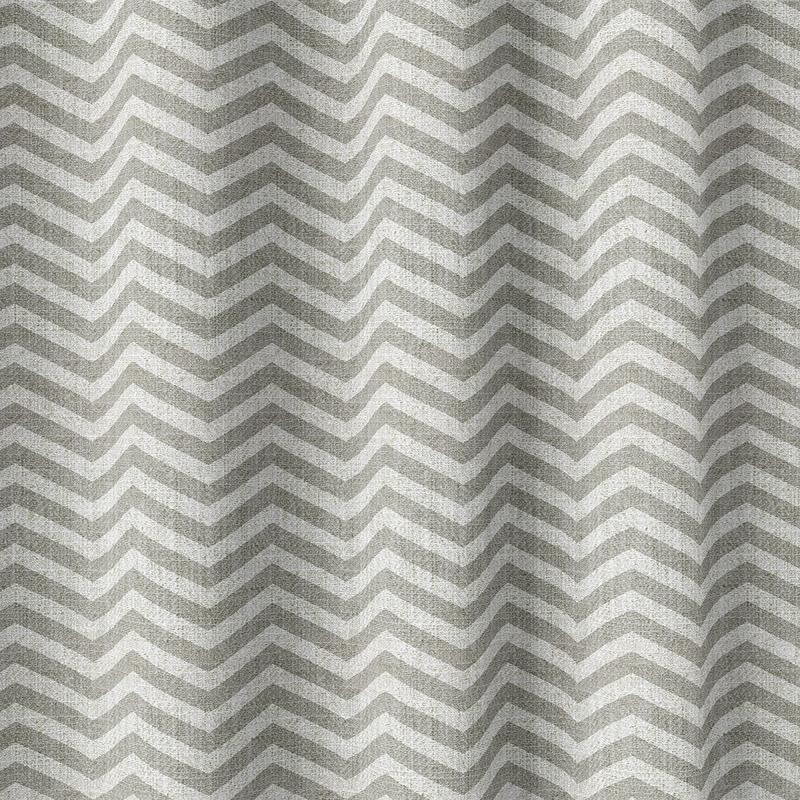 'Milan' Fabric by the Metre (Grey/ White)