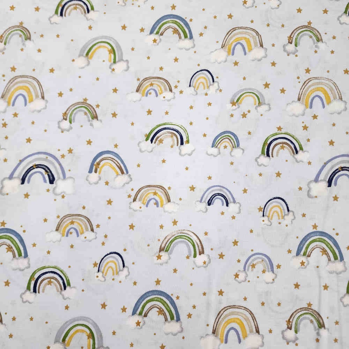 100% Turkish Printed Cotton - Rainbow
