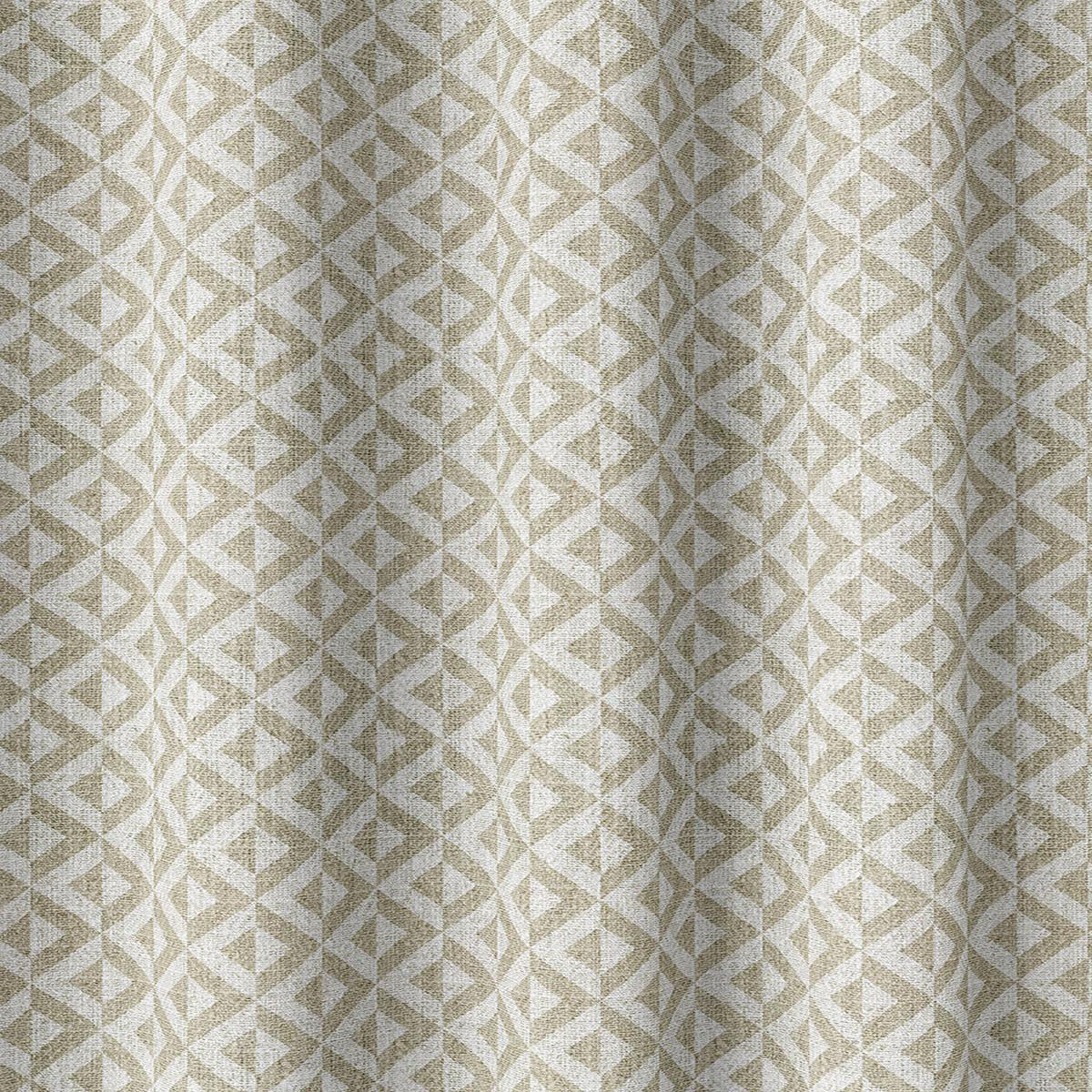 \Perm\ Fabric by the Metre (Beige/ White)