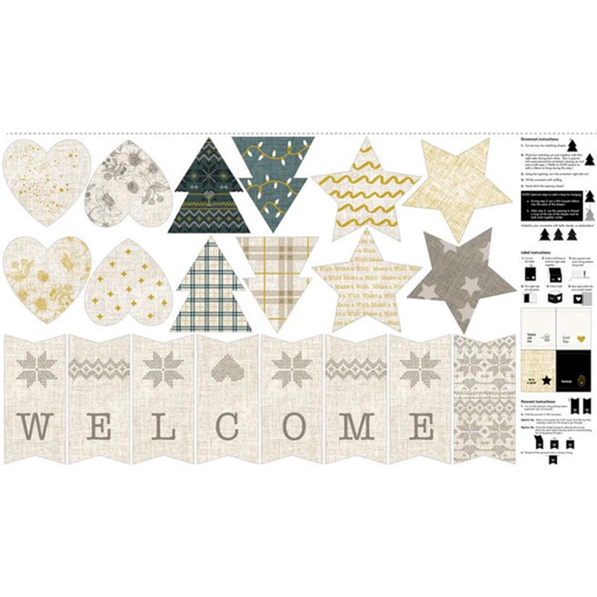 Winter Dreams - 24" x 43" - 100% cotton
