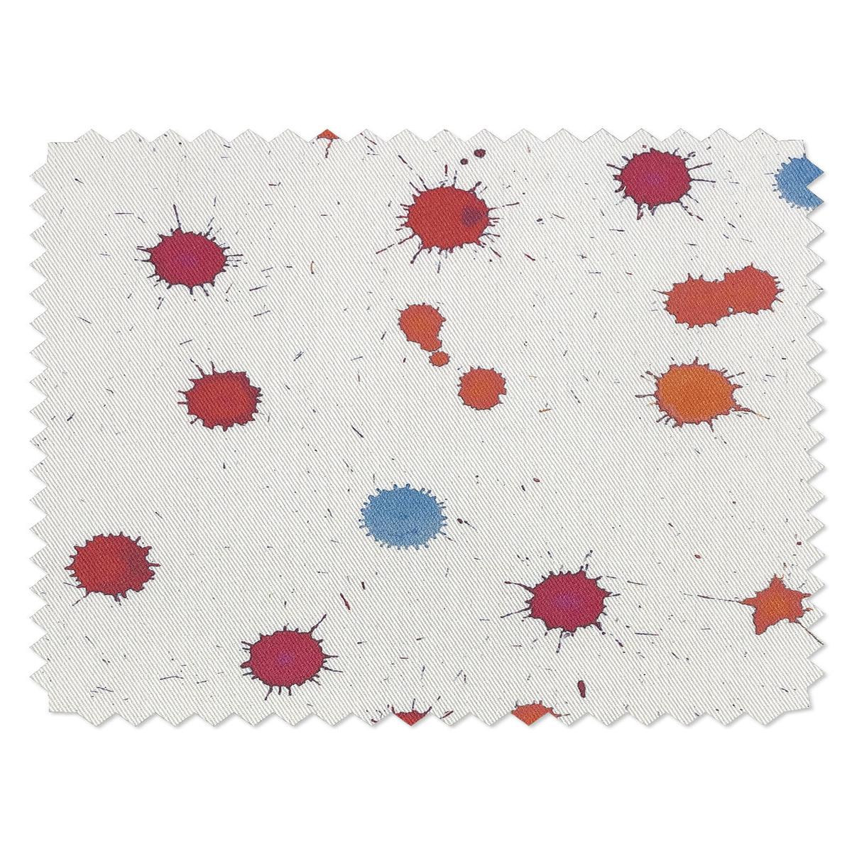 'Splattered' Organic Twill Fabric by Nathan Turner - Berry & Sky