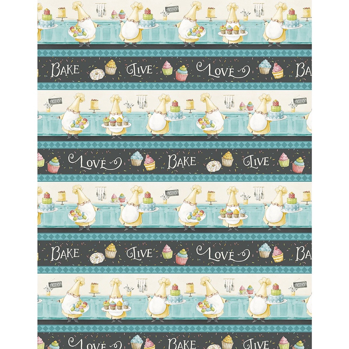 Wilmington Sweet Little Treasures 17826 294 Multi Repeating Stripe By The Yard