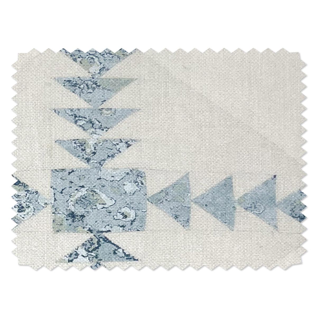 'Borden' Linen Fabric by Nathan Turner - Aqua