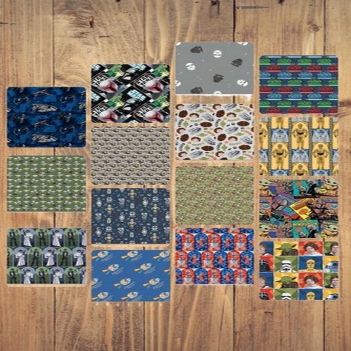 10 Fat Quarters - Assorted Star Wars Fat Quarter Bundle