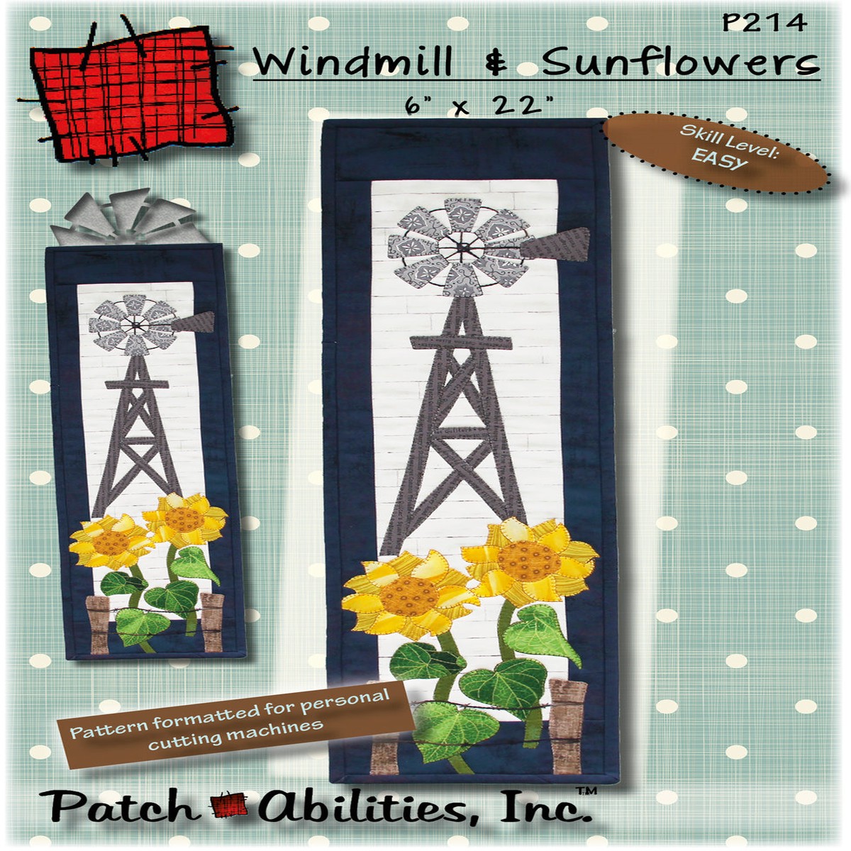 Windmill & Sunflower by Patch Abilities