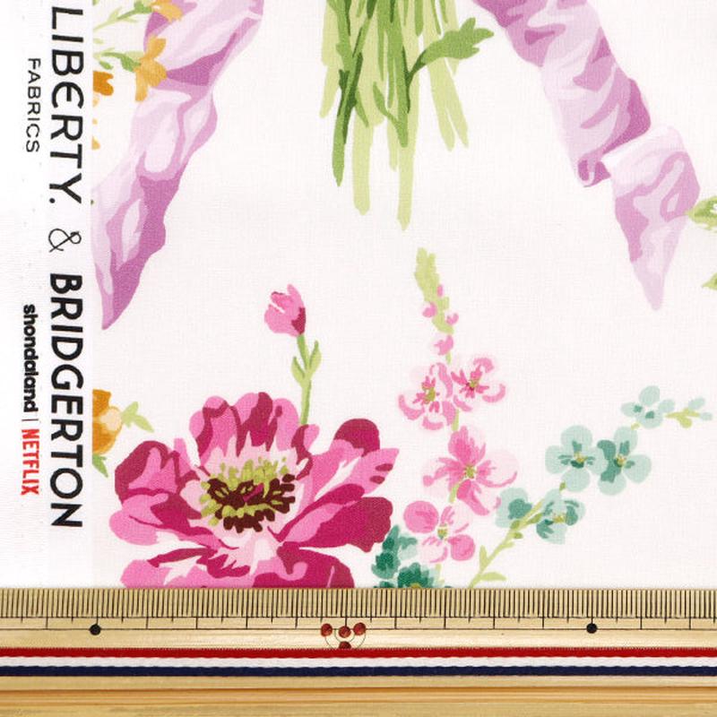 [From quantity 5] Fabric "Liberty Fabric Tana lawn Bow Bouquet 36374401-C" Liberty Japan
