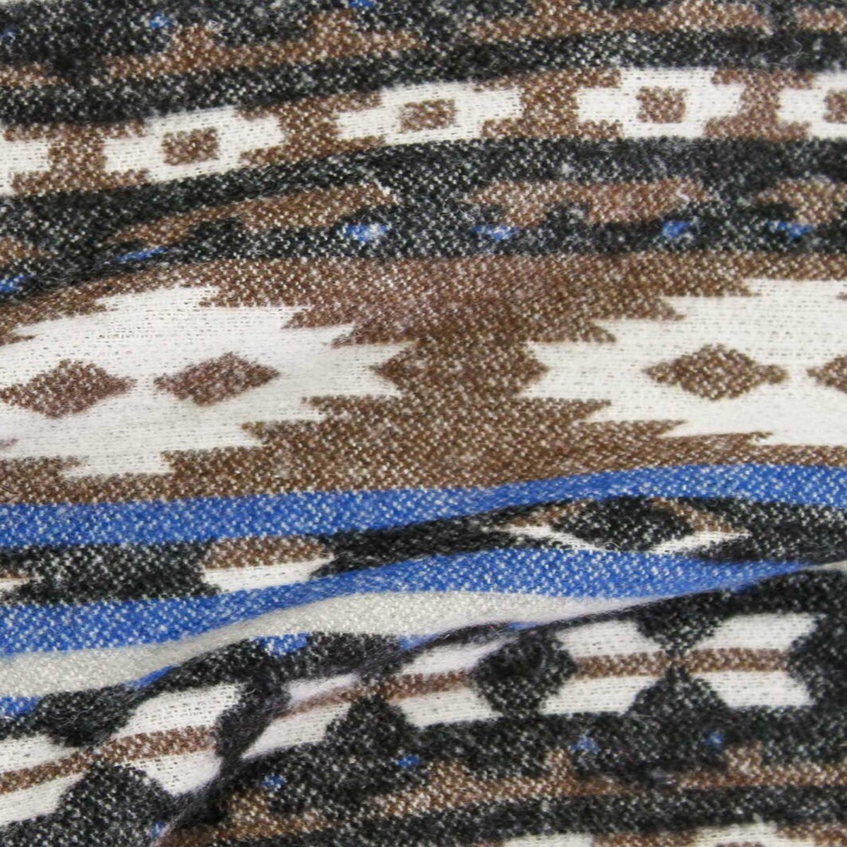 Woodland Coating Brown / Ecru / Blue