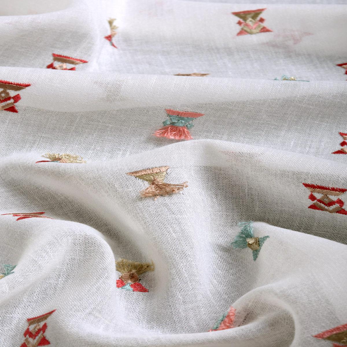 'Delicate Blossom' Fabric by the Yard (Red/ Pink/ Beige/ Blue/ White)