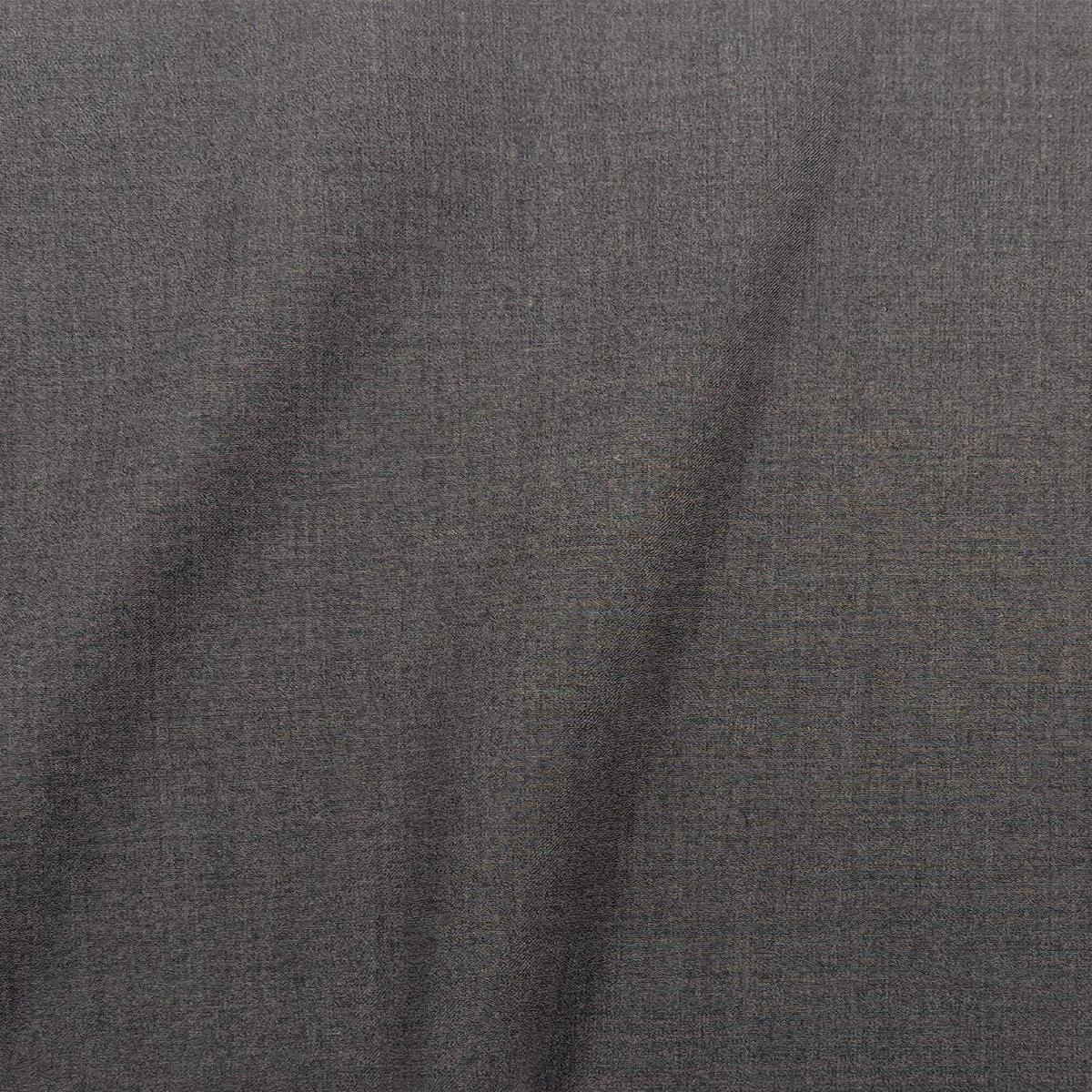 Wool Blend Stretch Suiting Dark Grey