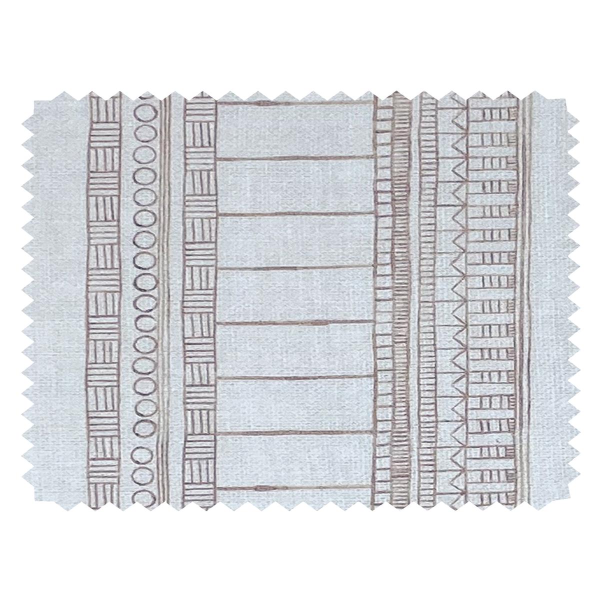 'Doodle Stripe' Linen Fabric by Nathan Turner - Neutral