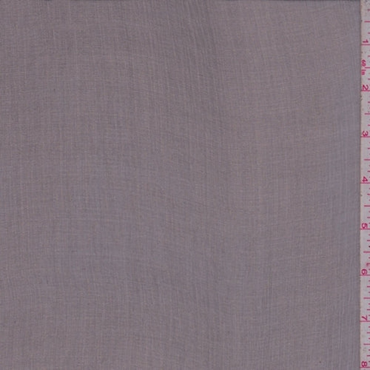 1 3/4 YD PC-Pewter Crinkled Silk Chiffon Fabric