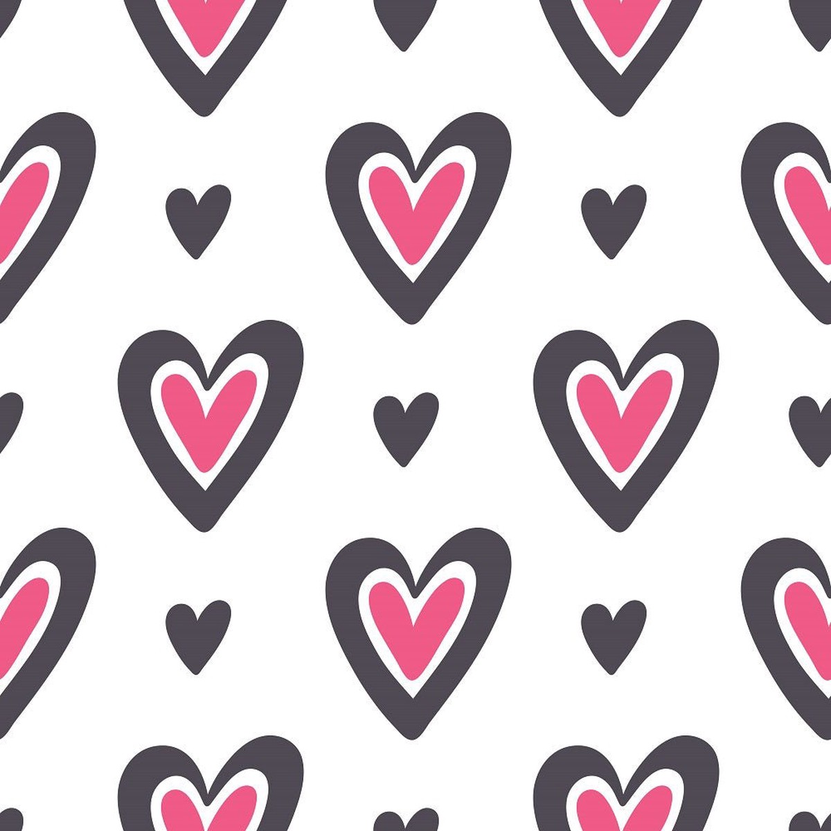 XOXO Hearts Pattern 16 Fabric