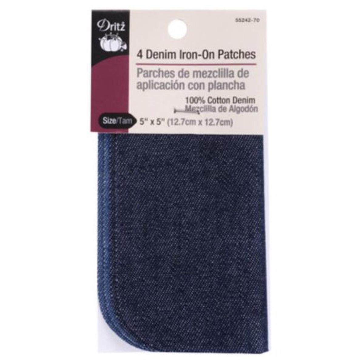 Denim Iron-On Patches 55242-70