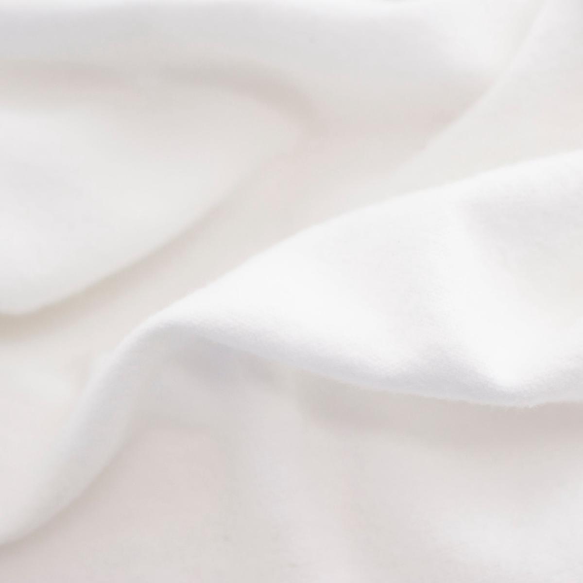 Polar Bear White Flannel Fabric by the Yard