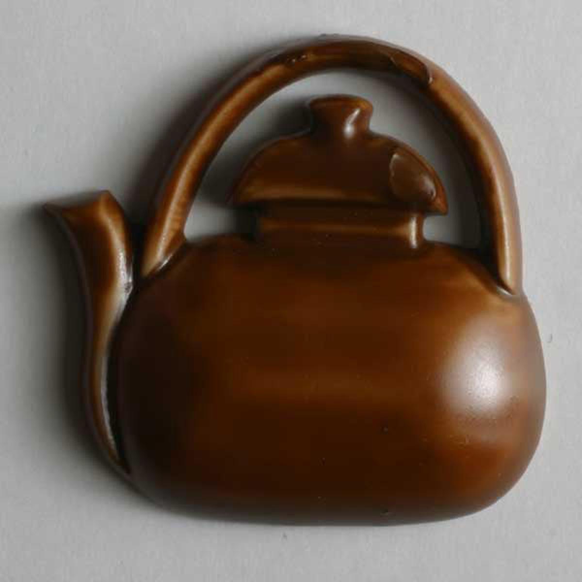 Tea Kettle Button 1587 1-Count