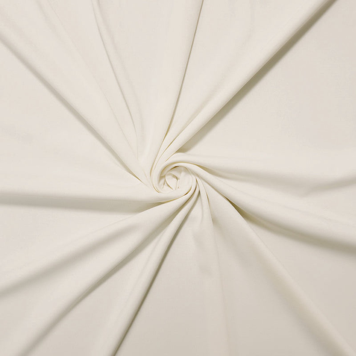 Light Ivory Famous Maker Nylon Solid Tricot Knit Yoga Fabric