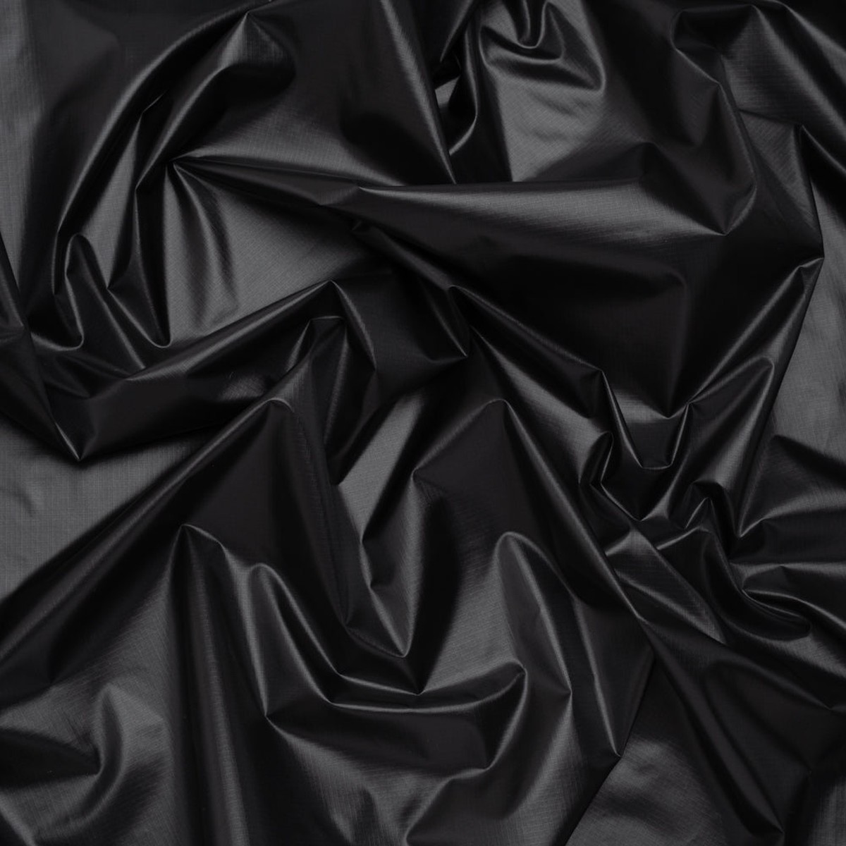 Lightweight Nylon Ripstop - Carbon - Deadstock