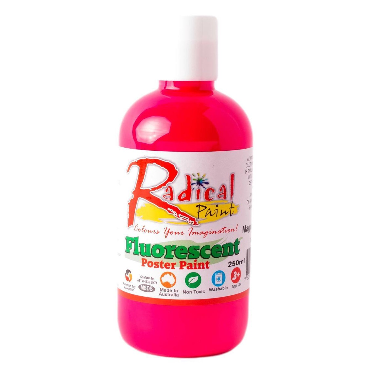 xx Radical Fluoro Poster Paint Magenta 250ml